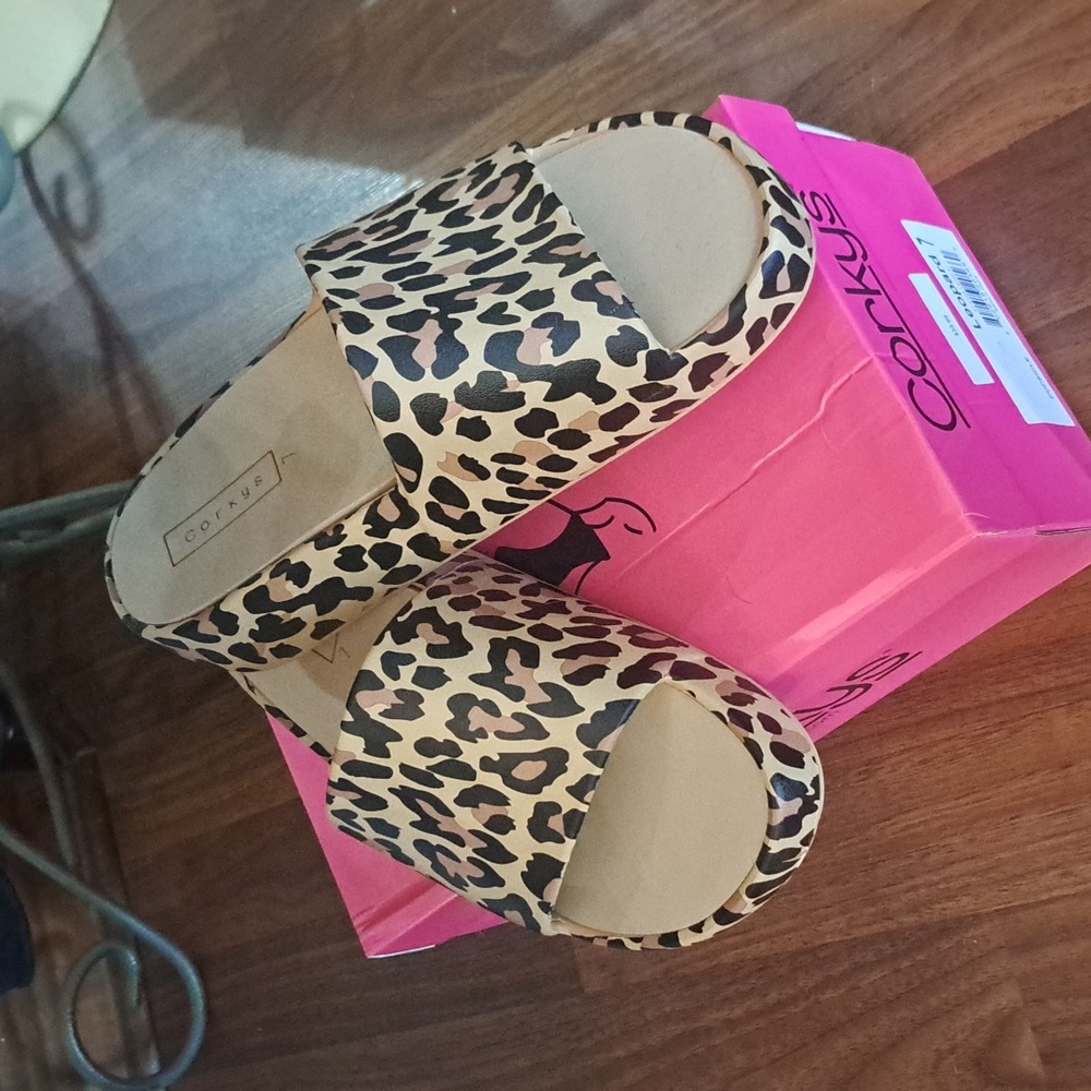 Leopard Sandals